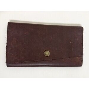 Portland Leather Goods RANCHER Trifold Wallet Brown Genuine Leather